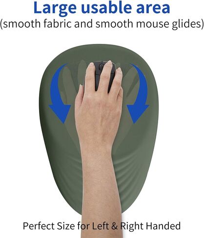 Mouse pad, Ergonomic Mouse Pad with Memory Foam Wrist Rest Support and Lycra Cloth,Stepped-Wedge Design Gamepad Mat Rubber Base for Laptop Computer（Map） in Saudi Arabia