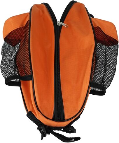Size 7 (29.5") Basketball Bag Soccer Ball Football Volleyball Softball Sports Ball Bag Holder Carrier+Adjustable Shoulder Strap 2 Side Mesh Pockets f/Water Bottle Towel Sports Shoes in Saudi Arabia