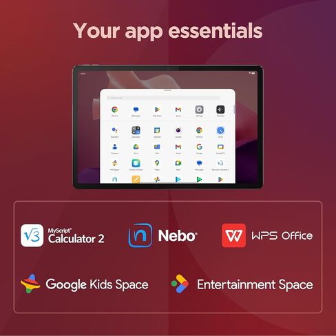 Lenovo Tab P12-2023 - تابلت موسع بشاشة تعمل باللمس - شاشة 12.7 بوصة 3K - كاميرا 13 ميجابكسل - ذاكرة 8 جيجابايت - تخزين UFS 128 جيجابايت - Android 13 - Dolby Atmos - مكبرات صوت JBL رباعية - قلم متضمن in Saudi Arabia