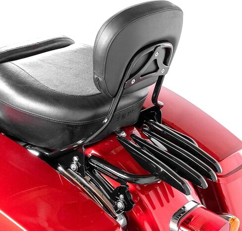 حامل أمتعة Mofun باللون الأسود اللامع قابل للفصل متوافق مع 2009-2023 Harley Touring Road King Electra Glide Road Glide Street Glide in Kuwait