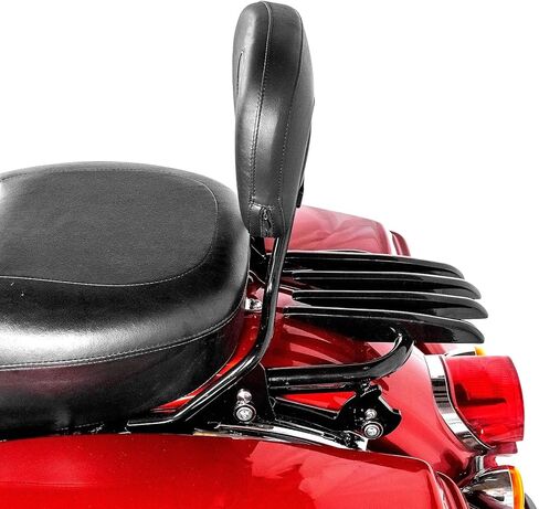 حامل أمتعة Mofun باللون الأسود اللامع قابل للفصل متوافق مع 2009-2023 Harley Touring Road King Electra Glide Road Glide Street Glide in Kuwait
