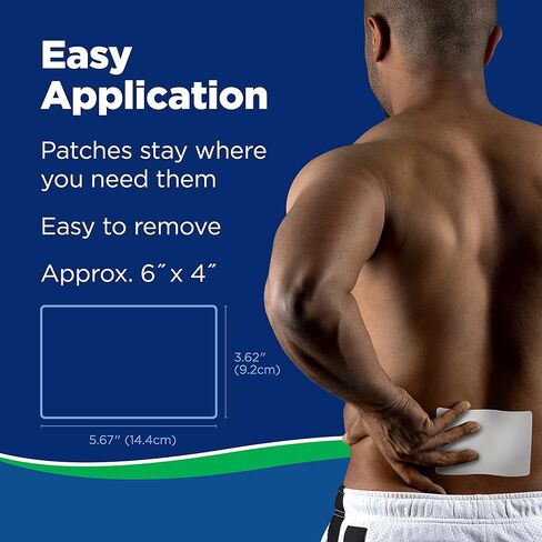 رقعة جل سالونباس ليدوكائين 4% لتخفيف الألم بأقصى قوة 6 قيراط (عبوة من قطعتين) in Kuwait