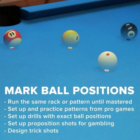 Pool Ball Position Marker Stickers for Billiards Practice in Saudi Arabia