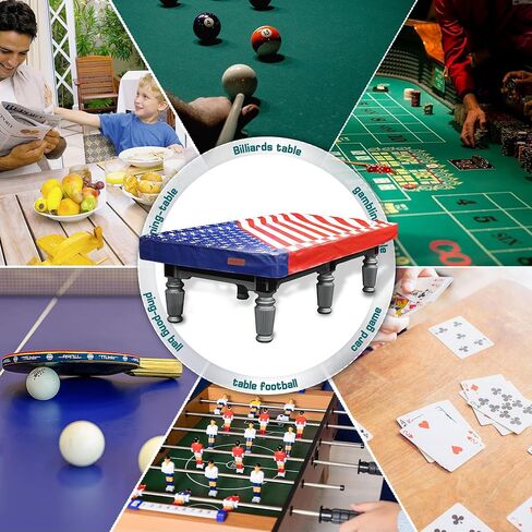 K-Musculo Pool Table Cover, Heavy Leatherette Pool Table Accessories, Waterproof Indoor/Outdoor Billiards Table for Protecting Felt, Scratch-Resistant Pool Table Cover 8 Feet in Kuwait