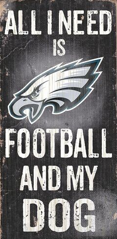 Fan Creations N0640 Philadelphia Eagles Football and My Dog Sign in Saudi Arabia