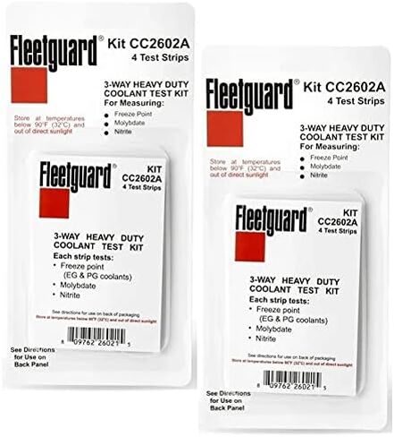 Fleetguard الأصلي - ترشيح الكمون Fleetguard الأصلي ترشيح الكمون، تحليل سائل التبريد CC2602A Fleetguard (حزمة من 2) in Kuwait