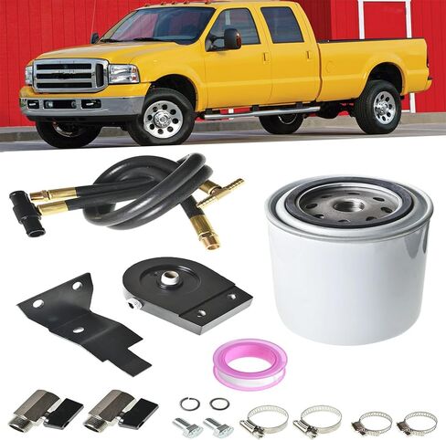 طقم فلتر نظام ترشيح مبرد الديزل من مونيراتر بديل لـ 2003-2007 F-250 F-350 F-450 F-550 in Kuwait