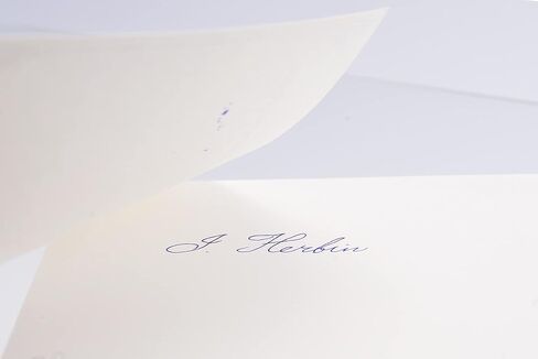 Herbin 25560T - Pack of 10 blotter paper 12x16cm 240g, Pink in Kuwait