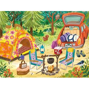 Ceaco - Olivia Gibbs - Go Camping! - 500 Piece Jigsaw Puzzle