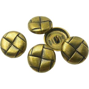 10pcs Metal Hollow Blazer Button,25mm 1 inch Sewing Button Replacement for Coat Jackets Suits A2147