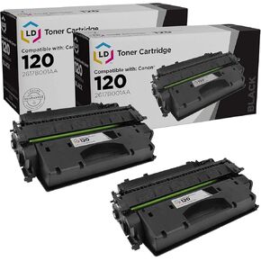 LD Products Compatible Toner Cartridge Replacement for Canon 120 2617B001AA (Black, 2-Pack) for use in ImageClass: D1120, D1150, D1170, D1180, D1320, D1350 & D1370