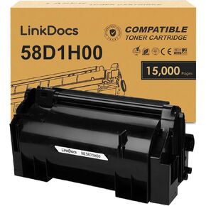 58D1H00 High Yield Toner Cartridge Replacement for Lexmark 58D1H00 Work for MS725 MS821 MS822 MS823 MS824 MS825 MS826 MX721 MX722 MX725 MX822 MX824 MX826 Laser Printer 15000 Pages
