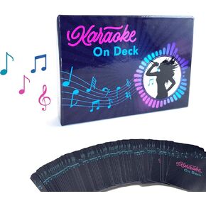 Exciting Karaoke Game, All Ages, 2+ Players, Fun Game for Music Lovers, Travel Ready, Car, Home, Party, Great for Game Nights, Group Play, Gift Idea, Stocking Stuffer