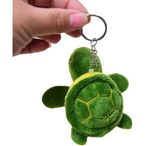 Turtle Stuffed Mini Sea Turtle Animal Plush Turtle Adorable Cute Stuffed Animal Party Decorations for Adults for Birthday Gift Bag Accessories Birthday Beach Ocean Supplies Plush Keychain
