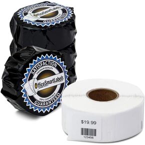OfficeSmartLabels - 1" x 1" Multipurpose Labels, Compatible with 30332 (6 Rolls - 750 Labels Per Roll)