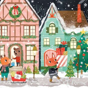 Ceaco - Holiday - Festive Foxes - 100 Piece Jigsaw Puzzle