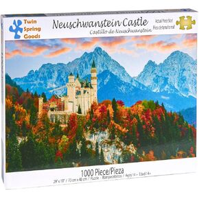 Neuschwanstein Castle Twin Spring Goods 1000 Piece Jigsaw Puzzle 1,000 pcs