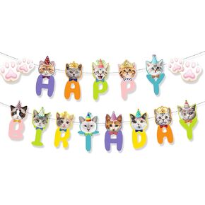 Dog Happy Birthday Banner Dog Theme Birthday Decorations Dog Happy Birthday Sign Dog, Birthday Party for Kids Decoration Baby Shower Party Supplies for Pet