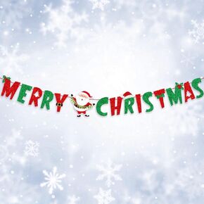 لافتات كلمات عيد الميلاد المجيد، لافتات معلقة لزينة عيد الميلاد، لافتات سانتا تريند ندفة الثلج لتزيين حفلات رأس السنة الجديدة، مستلزمات مستلزمات تعليق المنزل وعيد الميلاد الشتوي in Kuwait