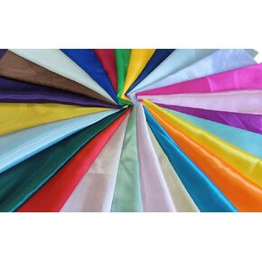 25pcs 11x8 Inches Premium Solids Pack Precut Solids Silk Fabric Squares Fabric Bundles for Sewing Quilt DIY Quilting Beginners