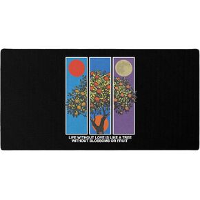 MPCO Life Without Love by OZGMX Large Size Gaming WFH Mousepad Full Desk (Original, DuraGlyde (Large (36" x 17"))