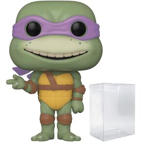 Teenage Mutant Ninja Turtles: Secret of The Ooze - Donatello Funko Vinyl Figure (Bundled with Compatible Pop Box Protector Case), Multicolored, 3.75 inches
