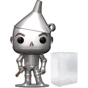 POP Movies: The Wizard of Oz 85th Anniversary - Tin Man Funko Vinyl Figure (Bundled with Compatible Box Protector Case), Multicolor, 3.75 inches
