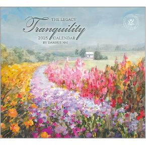 Legacy Tranquility 13 x 12 Paper 2025 Hanging Wall Calendar