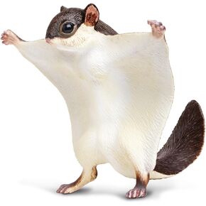 Safari Ltd. Flying Squirrel Figurine - Detailed 6.5" Plastic Model Figure - Fun Educational Play Toy for Boys, Girls & Kids Ages 18 months+