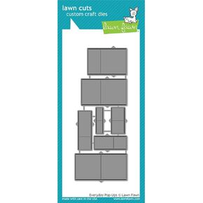 LAWN FAWN Everyday Pop-Ups Lawn Cuts Custom Craft Die