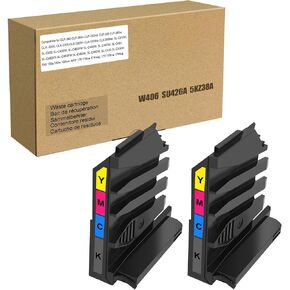 2 Packs CLT-W406/SEE W406 SU426A 5KZ38A Compatible Waste Toner Cartridges for CLP-360 CLP-360nd CLP-365 CLX-3305 CLX-3300 Xpress SL-C410W SL-C430 SL-C460FW SL-C480 150 150a 150w 178 178nw 179 179fnw