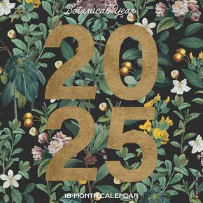 Willow Creek Press Botanical Year Monthly 2025 Wall Calendar (12" x 12")