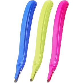 ZZTX 4 PCS Professional Magnetic Staple Remover Puller Rubberized Staples Remover Staple Removal Tool for School Office Home 4 Colors