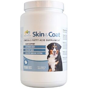 Pet’s Choice Pharmaceuticals Skin & Coat, Omega-3 Soft Chews for Large to Giant Dogs, 150 ct
