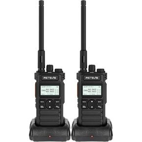 Retevis RT86 Two Way Radios Long Range,High Power Walkie Talkies with 2600mAh Rechargeable,Remote Alarm,Flashlight, Handheld 2 Way Radio for Off-Roading Overland Farm Hunting(2 Pack)