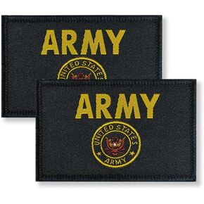 Overdecor US Army Flag Patch Tactical Military Patches - Hook and Loop Fastener, 2 Pack