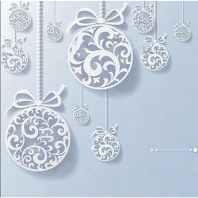Christmas Bow Balls Metal Die Cuts Dies Stencil, Christmas Balls Cutting Dies Cut Stencils DIY Scrapbooking Cards Photo Album Craft Decorative Embossing Paper Dies for Album Card Scrapbooking Making