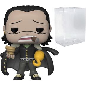 POP One Piece - Crocodile Funko Pop Vinyl Figure (Bundled with Compatible Pop Box Protector Case), Multicolor, 3.75 inches
