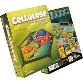 Cellulose: A Plant Cell Biology Game | MENSA Recommended Strategic & Entertaining Game to Learn Photosynthesis, DNA & Biochemistry | Educational STEM Board Game for Families, Students & Teachers