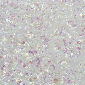 Colorations - OGLI Opal Iridescent Sparkling Snow, 6 Ounces, Resealable Bag, Winter, White, Christmas Craft, Holiday Accessory, Hobby, Arts & Crafts, DIY Decorations