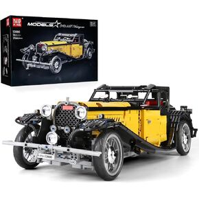 Mould King Vintage Car Technik Building Block Kits, Retro Sports Car Set to Build, MOC Racing Car Model Toy, Vehicle Gift for Kid Age 14/Adult Collections Enthusiasts-3564 Pieces