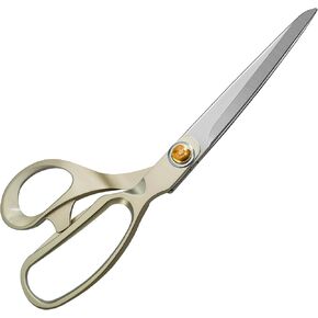 9.5 Inch Sewing Scissors,Heavy Duty Tailor Scissors Shears Ultra Sharp Fabric Scissors Comfort Grip Household Scissors for Cutting Fabric, Leather Raw Materials（Silver）