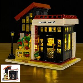 Tree House Building Set with LED String Light, Creative Treehouse Building Block Toy for Boys Girls Age 6+, Teen, Adult(1155Pcs)