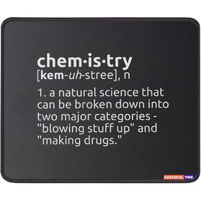 Chemist Definition Funny Gift Ideas Mousepad Chemistry Student for Men for Women Mousemat College Appreciation Graduation Mouse Mat New Job Birthday Retirement Gift to Science Teacher Mouse Pad