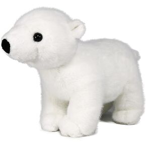 Ice King Bear Lifelike Baby Polar Bear Stuffed Animal - Plush Toy - 9 Inches Length