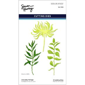 Spellbinders Everyday Foliage Etched Dies, Metal