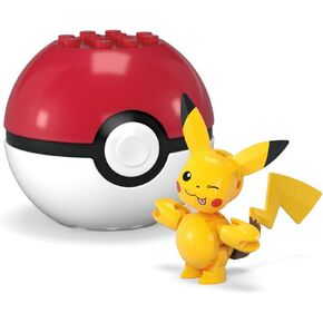 MEGA Pokémon Construction Toy Pokémon Evergreen Pikachu Ball for Kids Ages 6 and Up