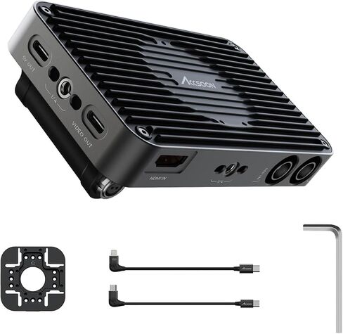 Accsoon SeeMo Pro SDI&HDMI to USB C Video Capture iPhone Adapter,Apple MFi Certified,Support 1080P 60FPS Video & Real-Time Monitoring/Streaming/Recording,iOS 12.0 or Later iPhone/ipad Adjustable in Saudi Arabia
