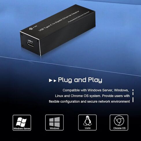 USB 3.0 to 2.5Gb Gigabits Ethernet NIC Network Adaptor, 10/100/1000M/2.5Gbps Type-C to RJ45 LAN Laptop Network Card Compatible with Windows Server/Windows/Linux in Kuwait