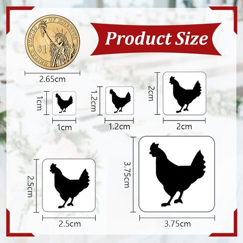 OLYCRAFT 1200pcs 4 Styles 0.8 Inch Black Meal Stickers Food Choice Sticker Rooster/Carrot/Fish/Cattle Wedding Meal Indicator Stickers Kitchen Stickers for Place Card Wedding Party Supplies in Saudi Arabia